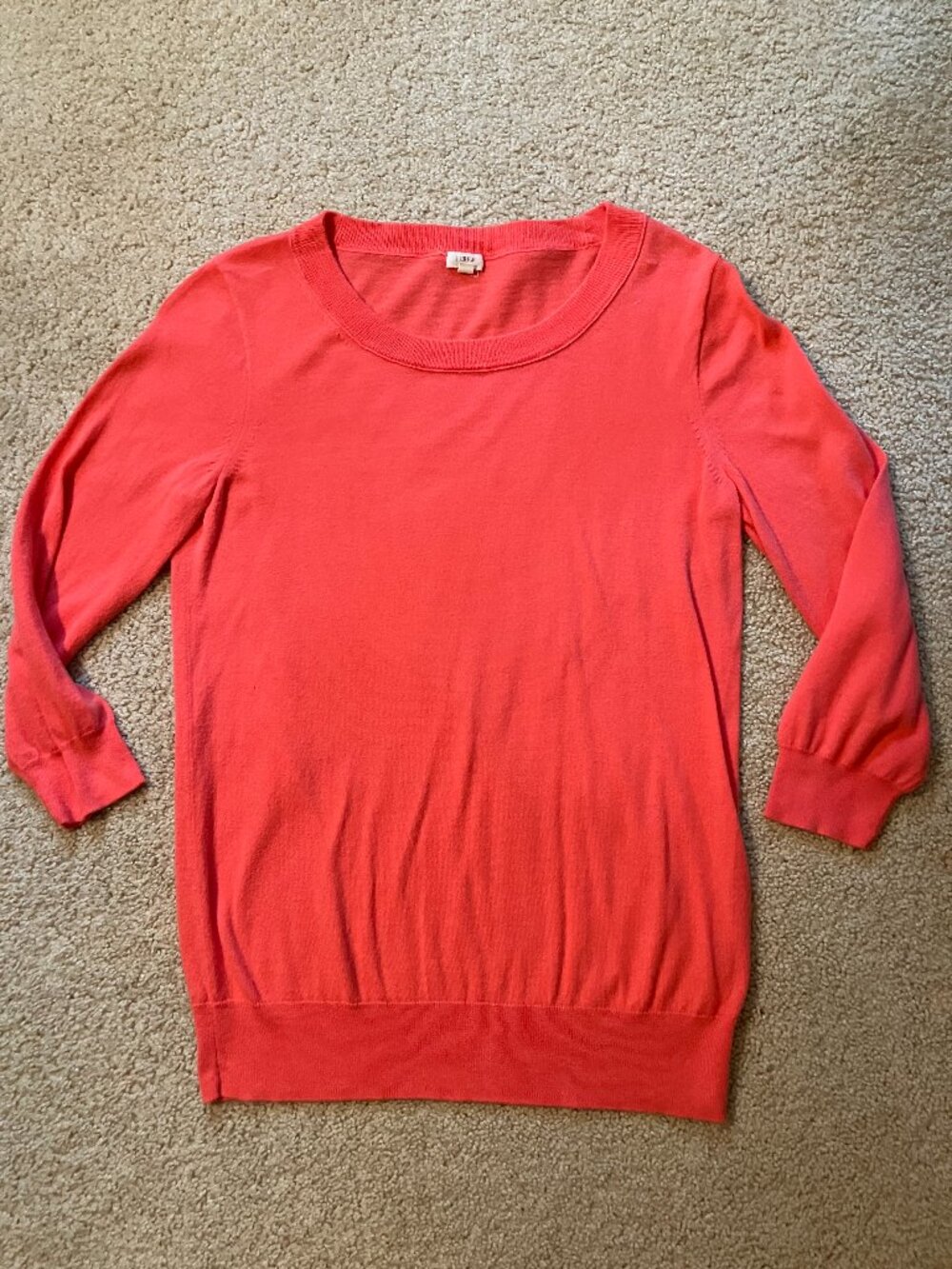 J. Crew Factory Sweater, Size S, Coral
